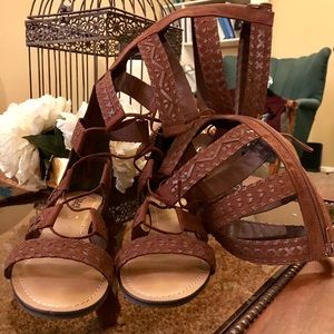 Carlos Santana Gladiator Wedge Sandal
